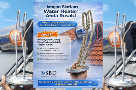 Petingnya Maintenance Wika Solar Water Heater